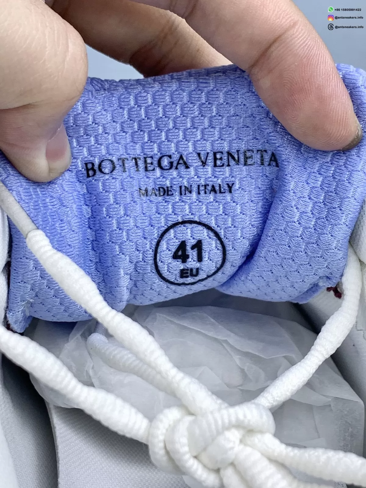Bottega Veneta Orbit Sneaker 'Azure Silver' 741357-V2X40-4766