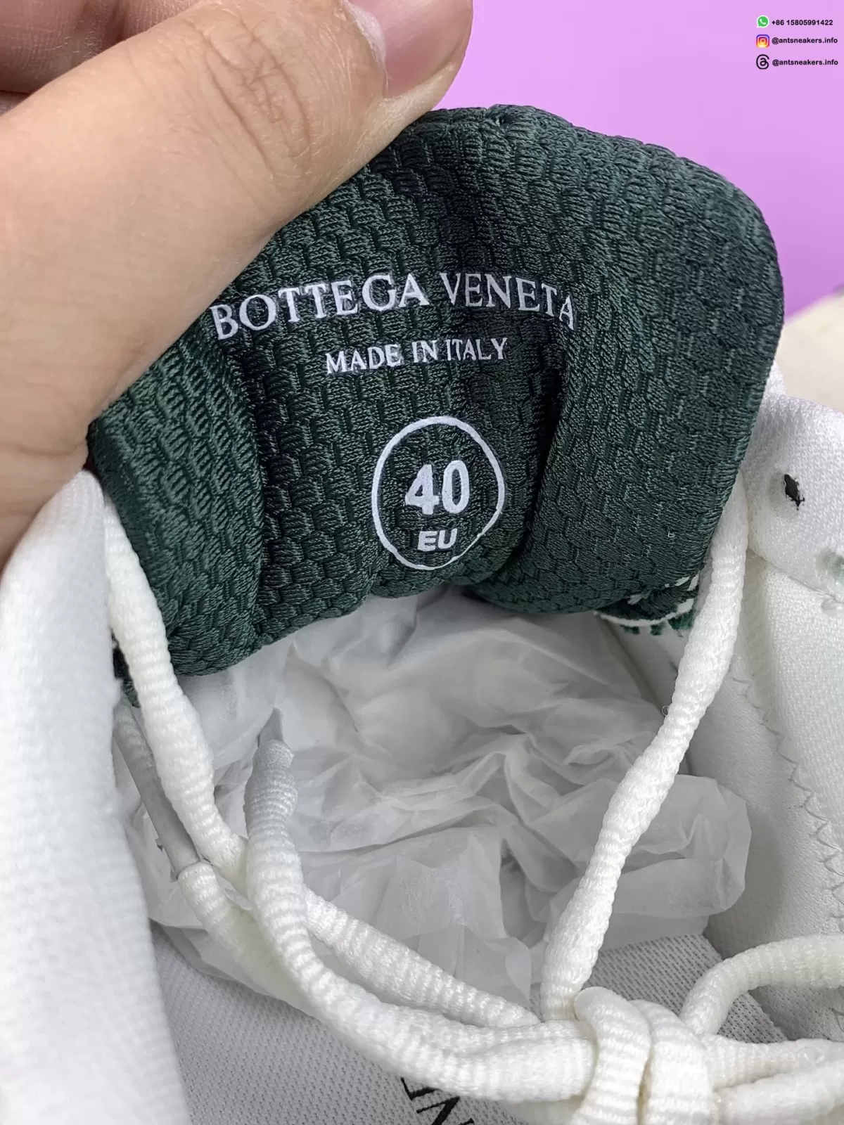 Bottega Veneta Silver Dark Green Orbit Sneakers 741357-V2X40-3031