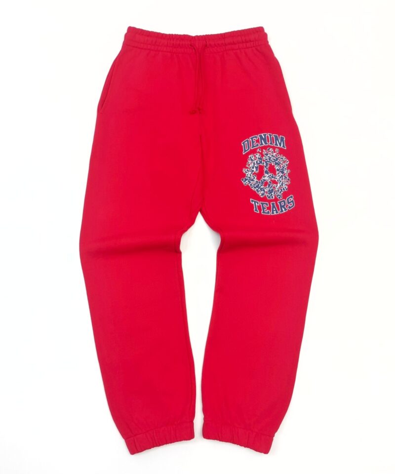 DENIM TEARS Blue & White DU Red Sweatpants