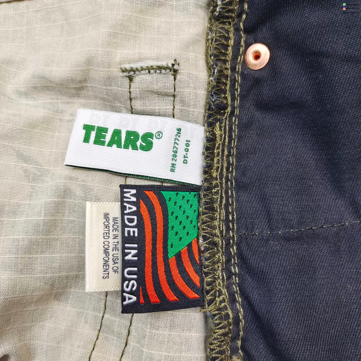 DENIM TEARS Camouflage Cotton Floral Work Shorts