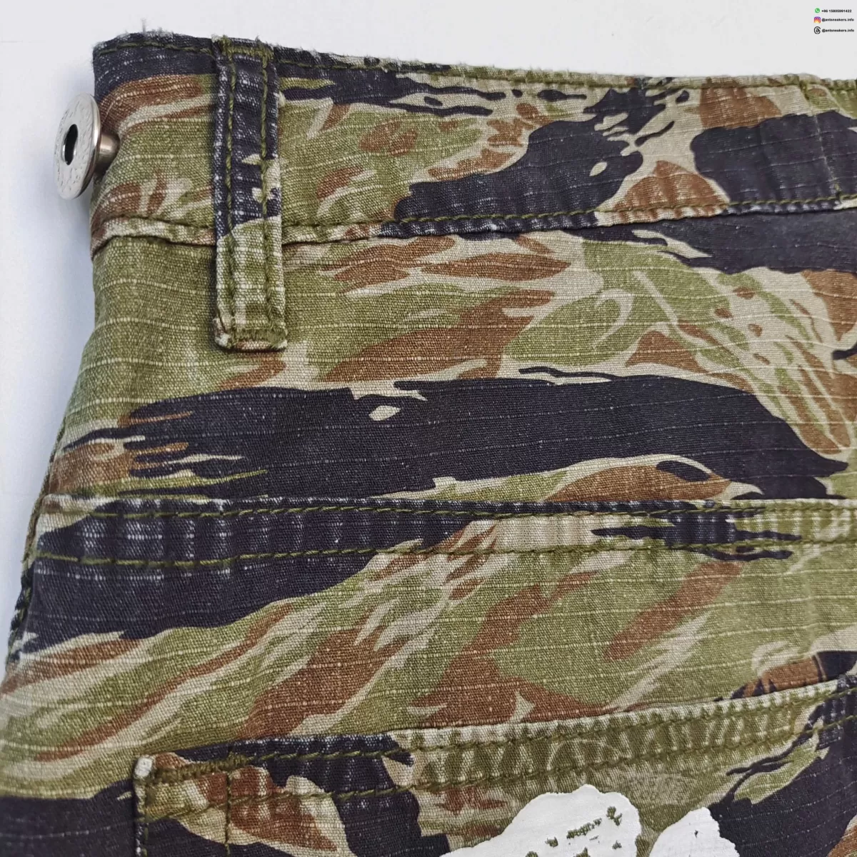 DENIM TEARS Camouflage Cotton Floral Work Shorts