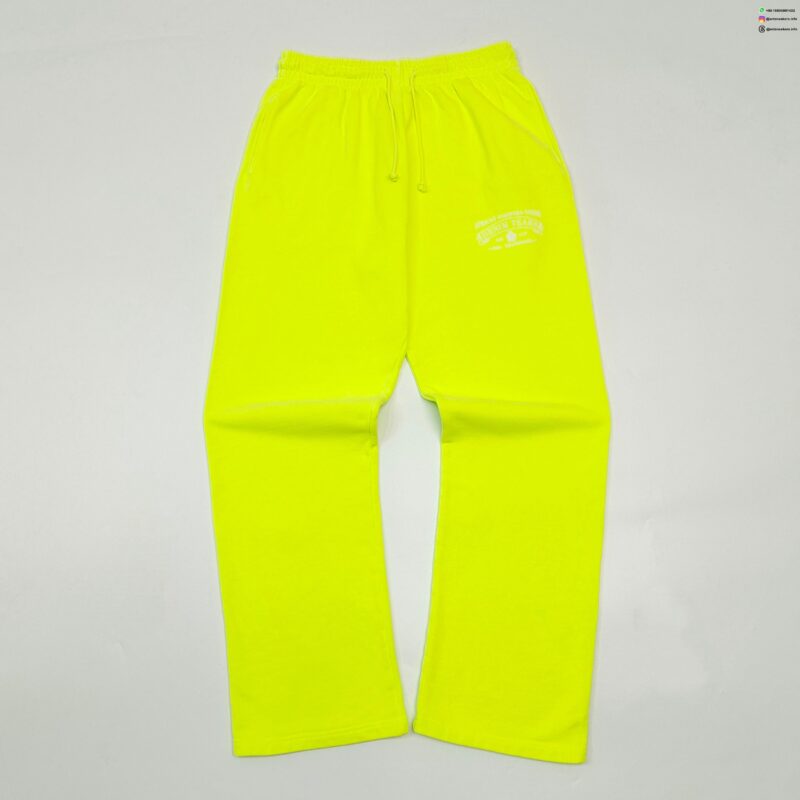 DENIM TEARS Fluorescent Green ADG Straight Pants