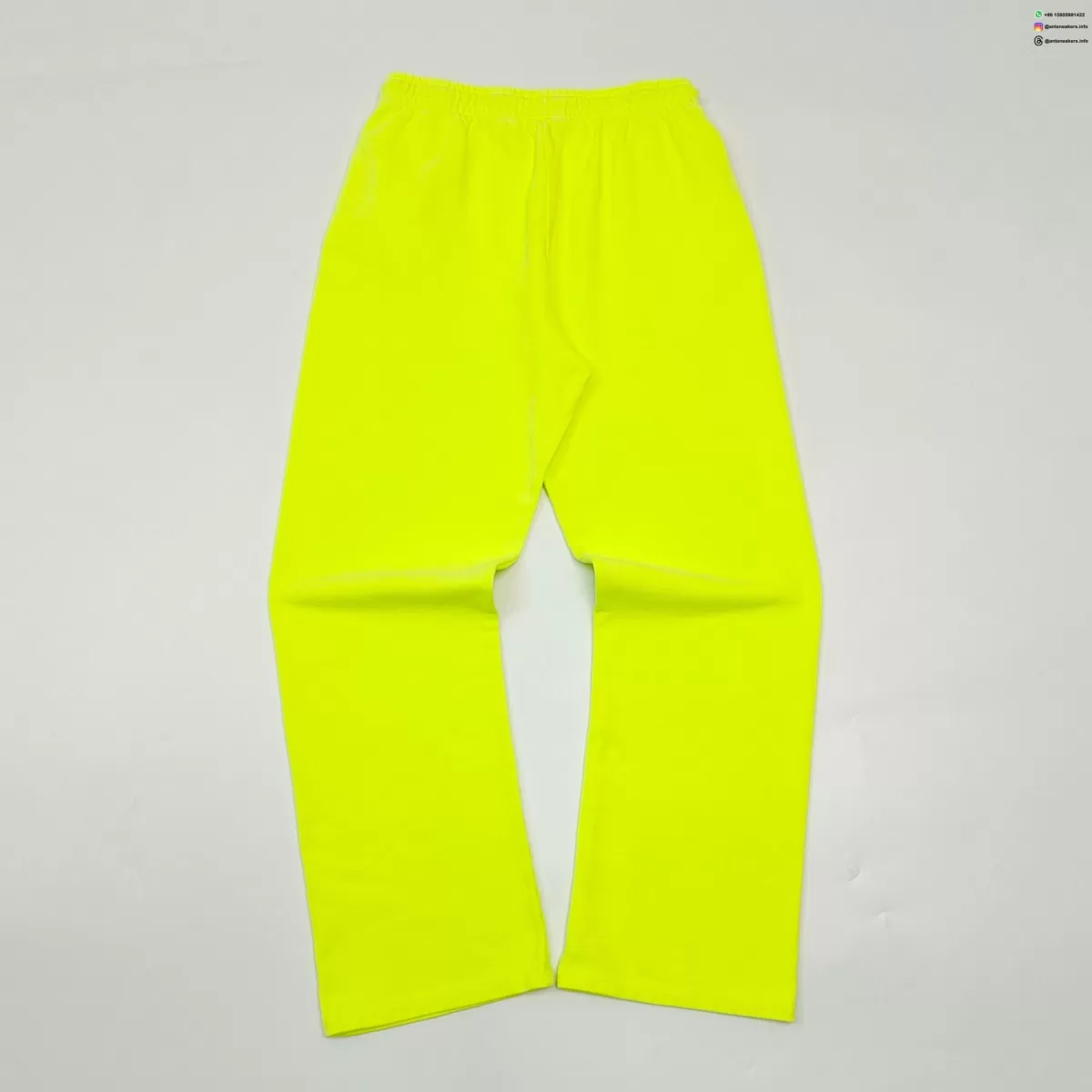 DENIM TEARS Fluorescent Green ADG Straight Pants