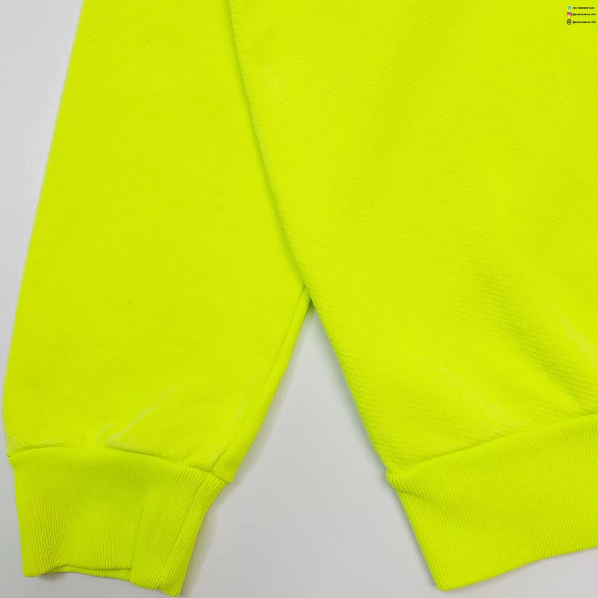 DENIM TEARS Fluorescent Green ADG Zip Hoodie Streetwear