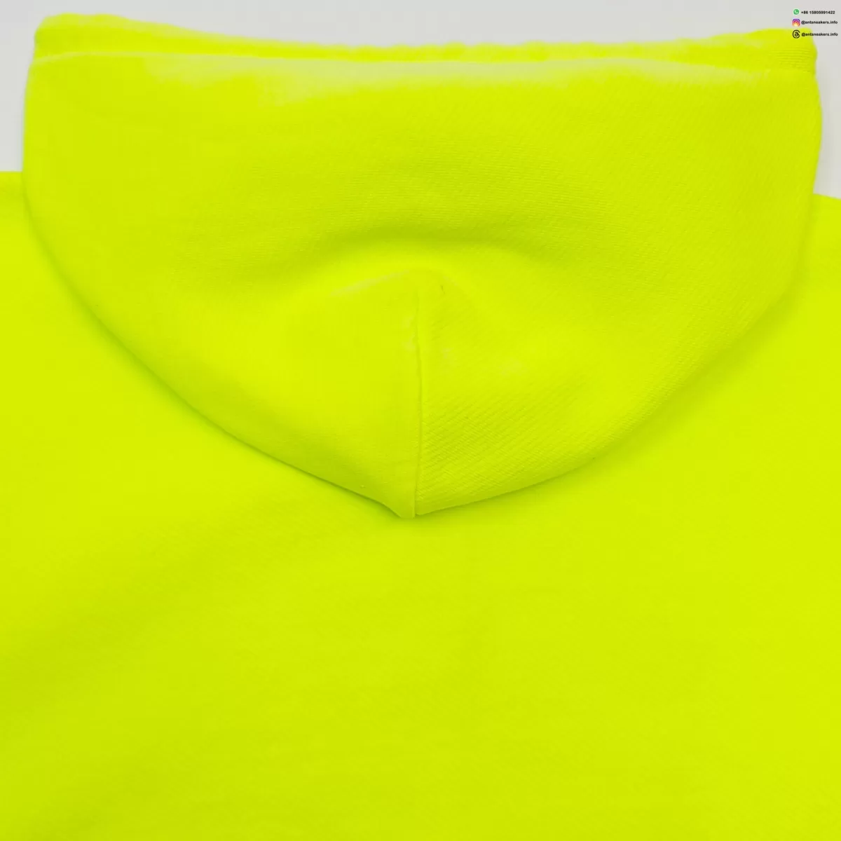 DENIM TEARS Fluorescent Green ADG Zip Hoodie Streetwear