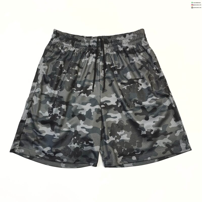 DENIM TEARS Gray Camo Mesh Shorts