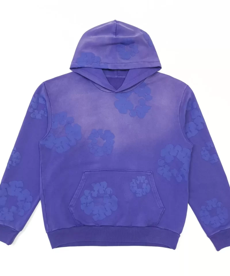 DENIM TEARS Mainline Camouflage Mono Blue Hoodie