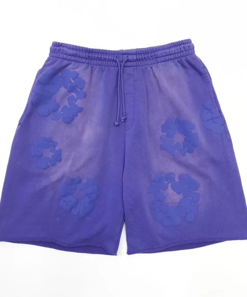 DENIM TEARS Mainline Camouflage Mono Blue Shorts