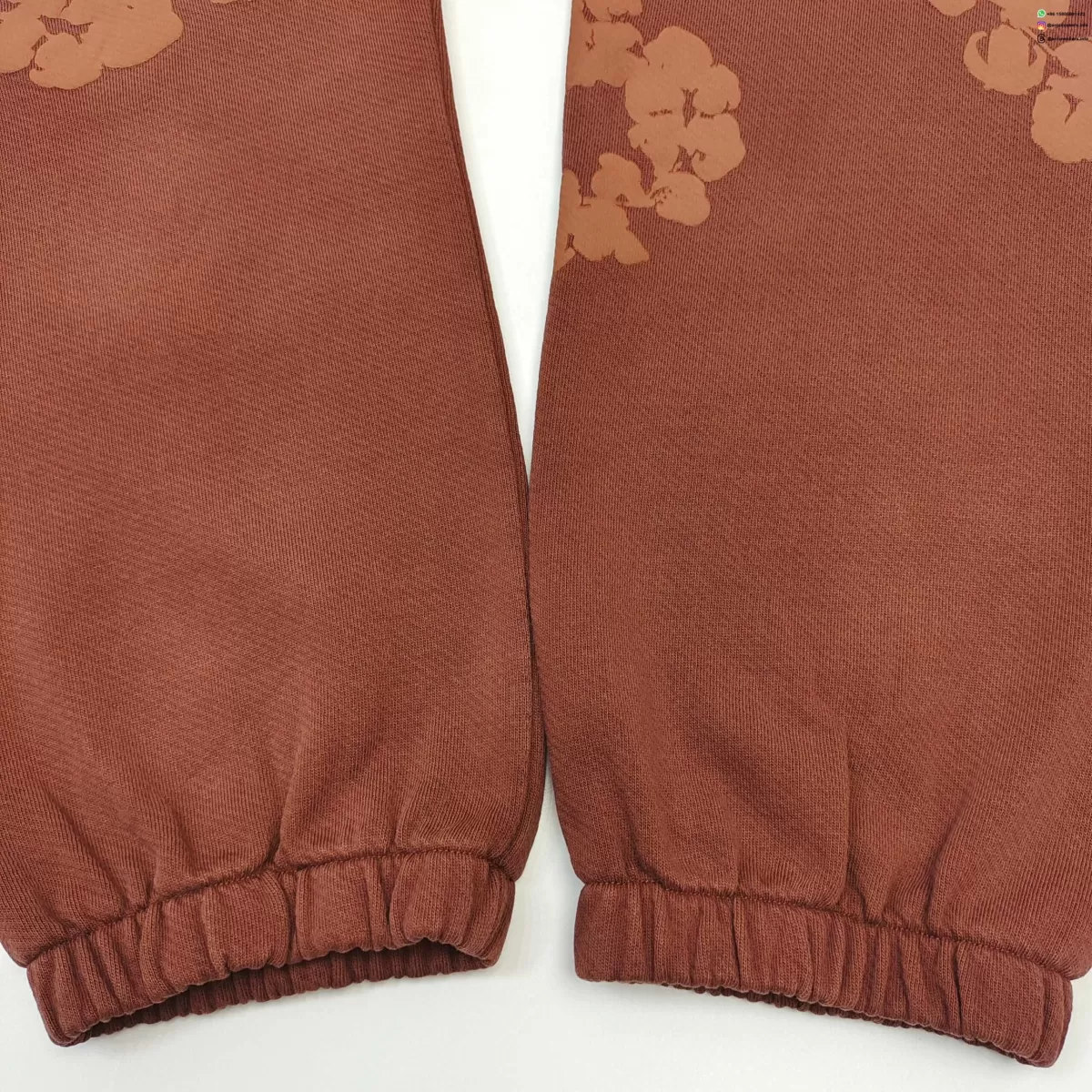DENIM TEARS Mainline Floral Mono Brown Sweatpants