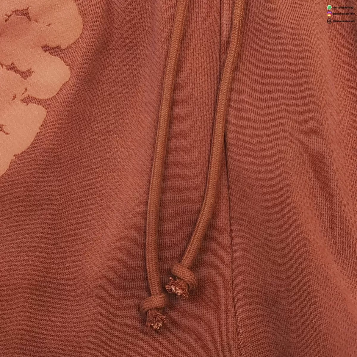 DENIM TEARS Mainline Floral Mono Brown Sweatpants