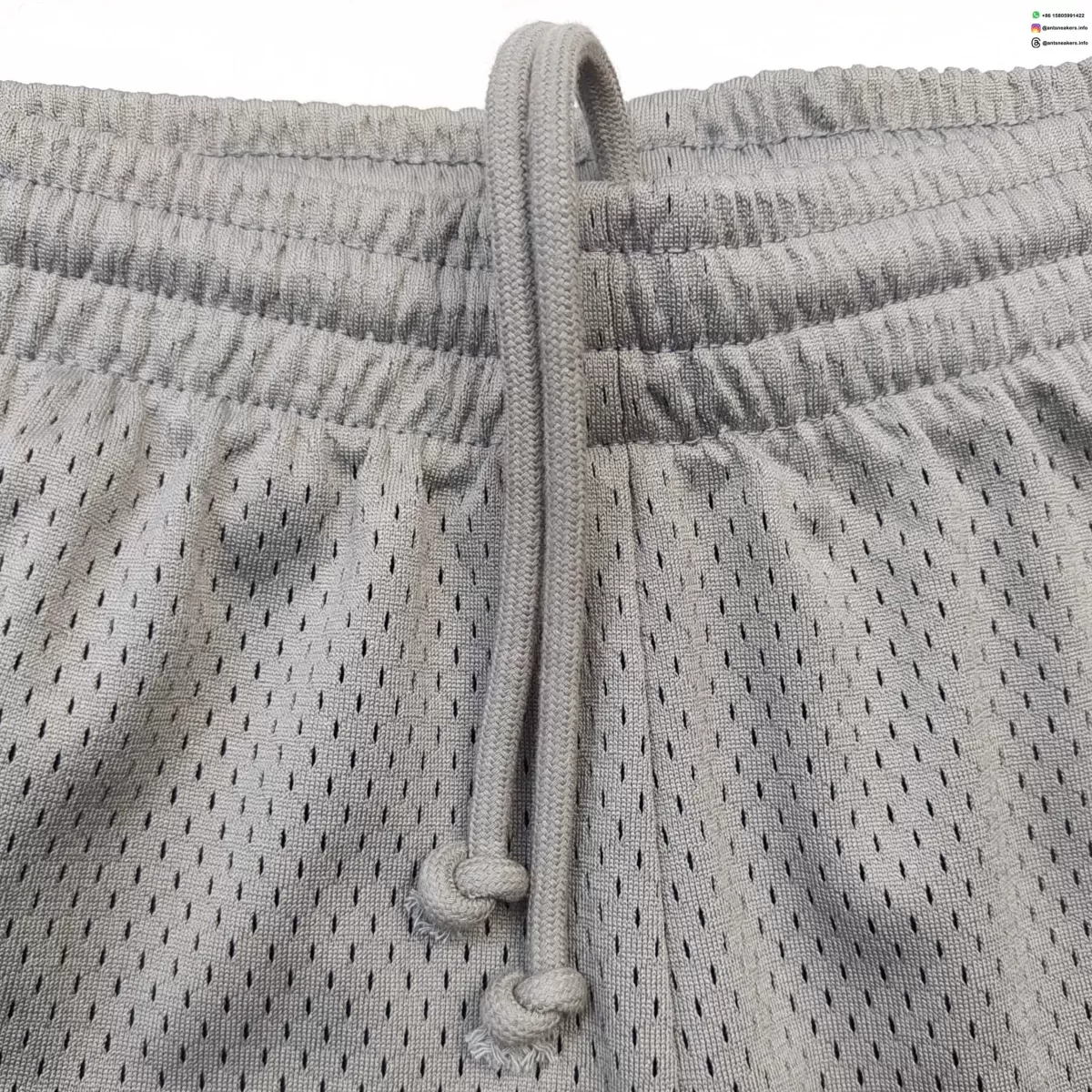 DENIM TEARS Single Print Mesh Gray Shorts Streetwear