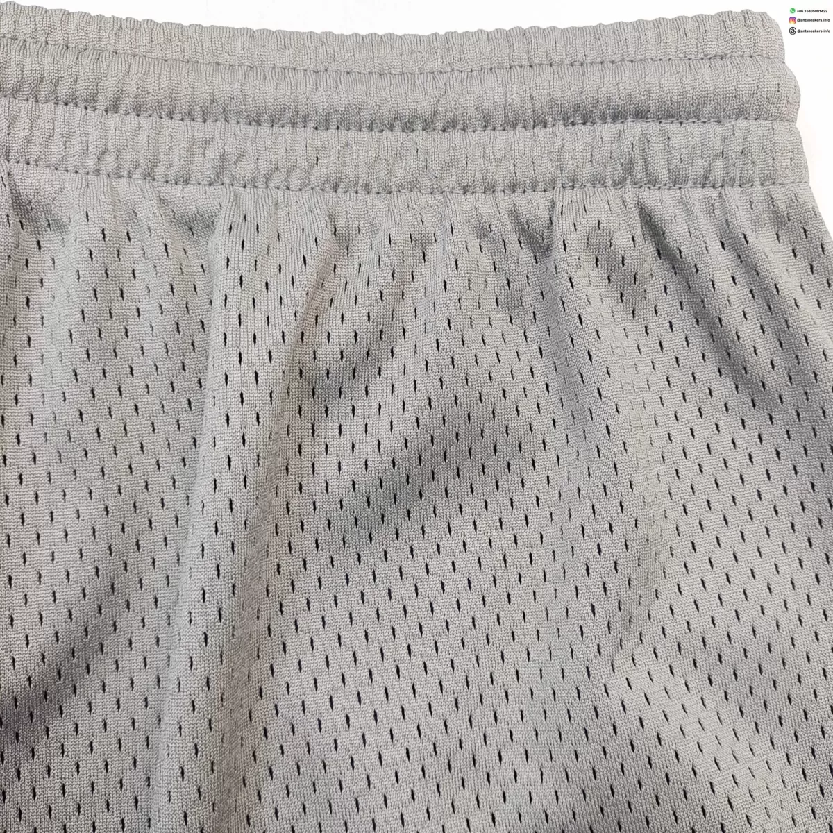 DENIM TEARS Single Print Mesh Gray Shorts Streetwear
