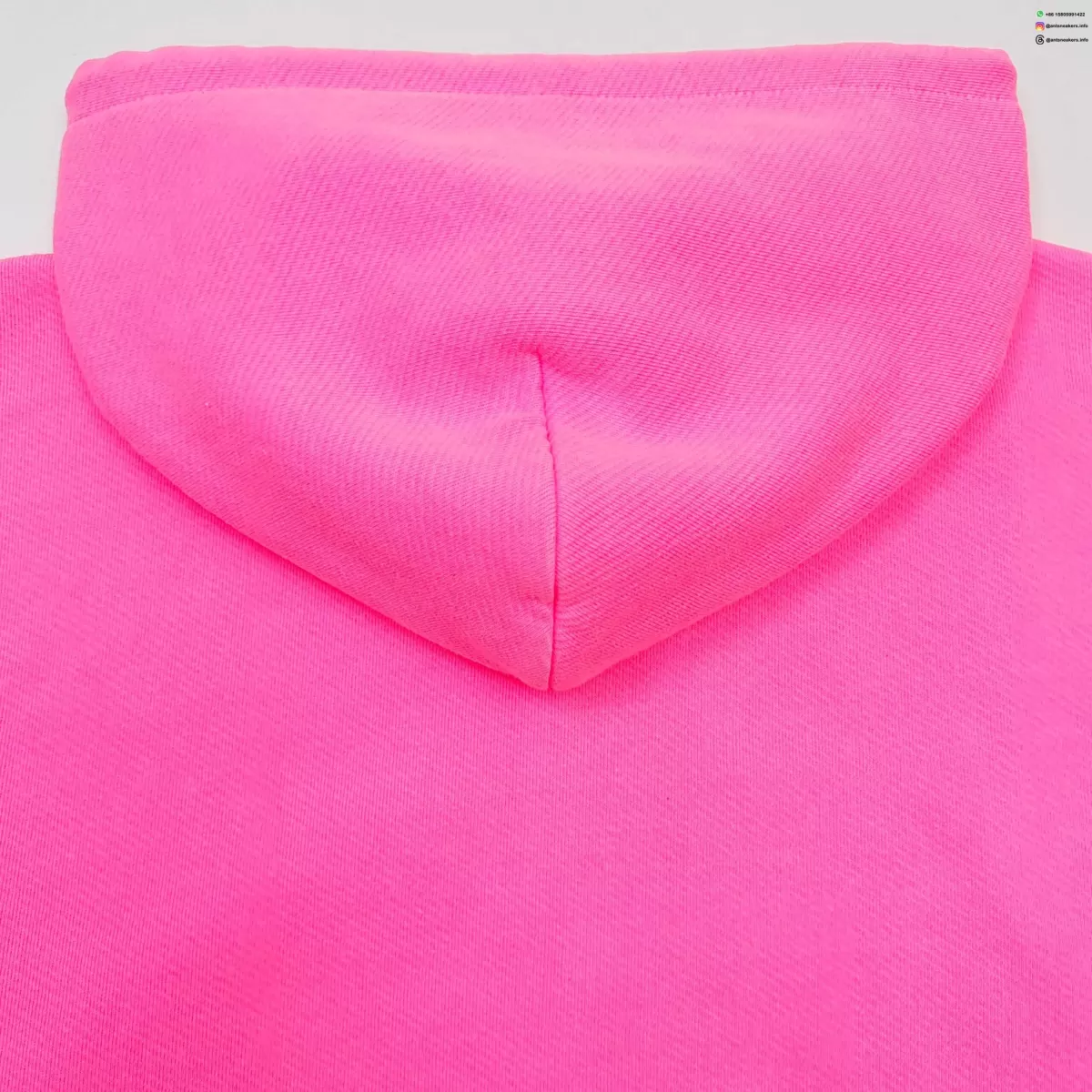 Denim Tears Fluorescent Pink ADG Zipper Hoodie