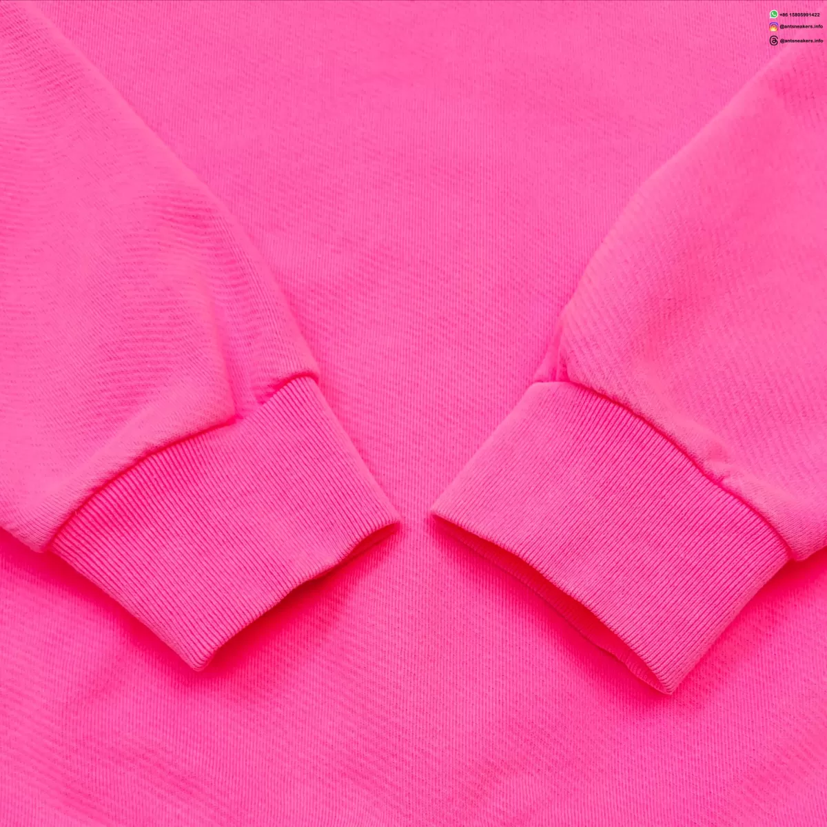 Denim Tears Fluorescent Pink ADG Zipper Hoodie