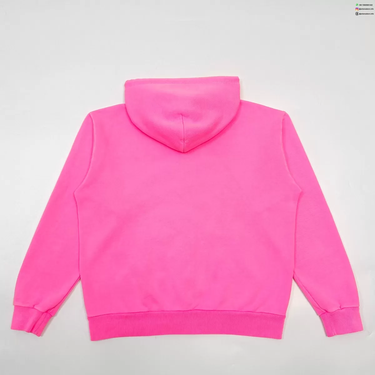 Denim Tears Fluorescent Pink ADG Zipper Hoodie