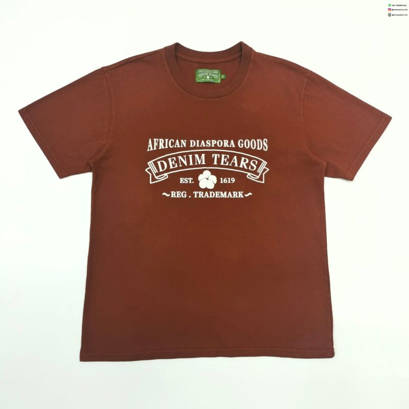 Denim Tears White ADG Brown Tee