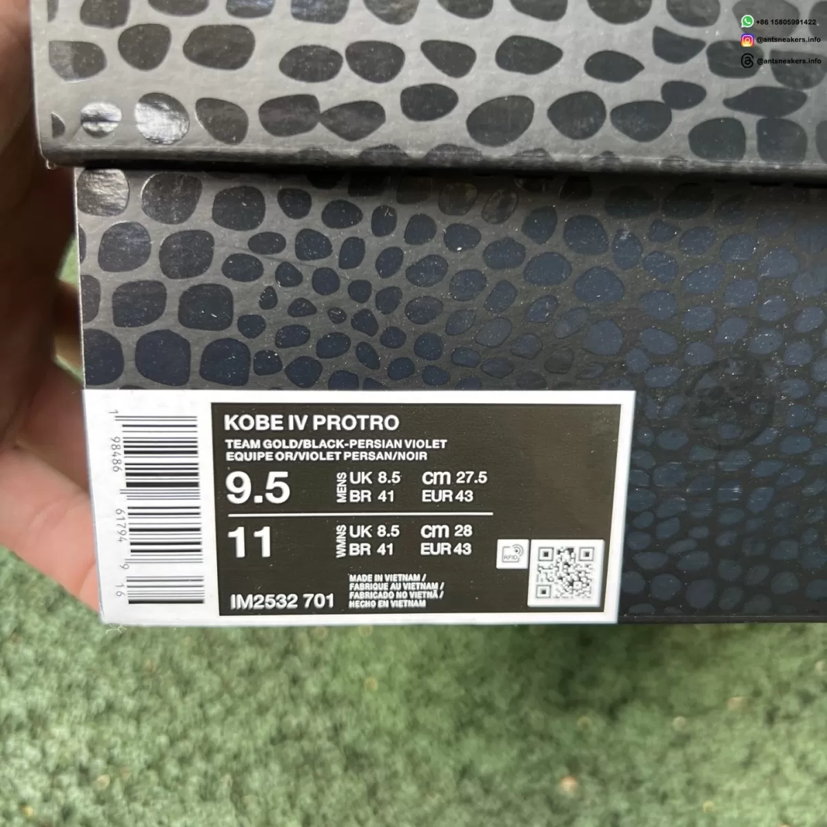 FC Barcelona x Kobe 4 Protro 'Away Kit' IM2532-701