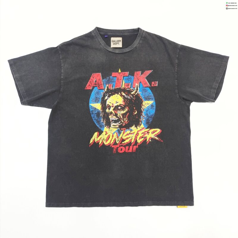GALLERY DEPT Monster Black Tee