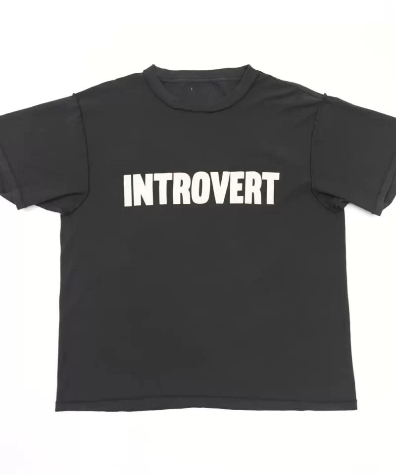 GALLERY DEPT White Letter Black Tee Streetwear