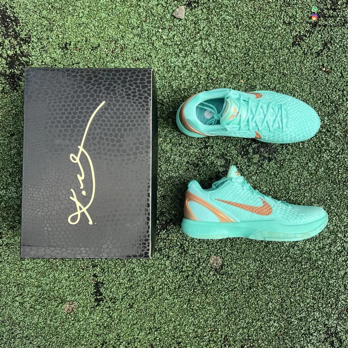 Jalen Brunson x Zoom Kobe 6 Protro 'Statue of Liberty' IQ5774-300