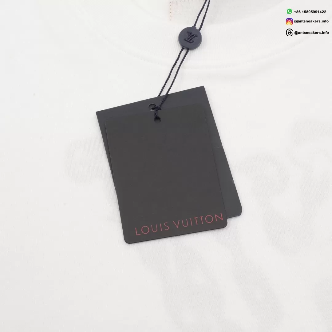 Louis Vuitton Chain Embroidery Long Sleeve T-Shirt