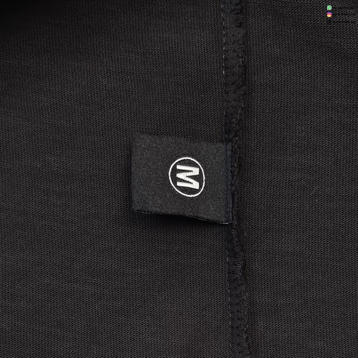 Sp5der Blue 555 Red Web Heavy Bamboo Black Tee