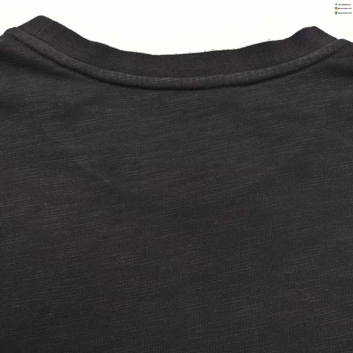 Sp5der Blue 555 Red Web Heavy Bamboo Black Tee