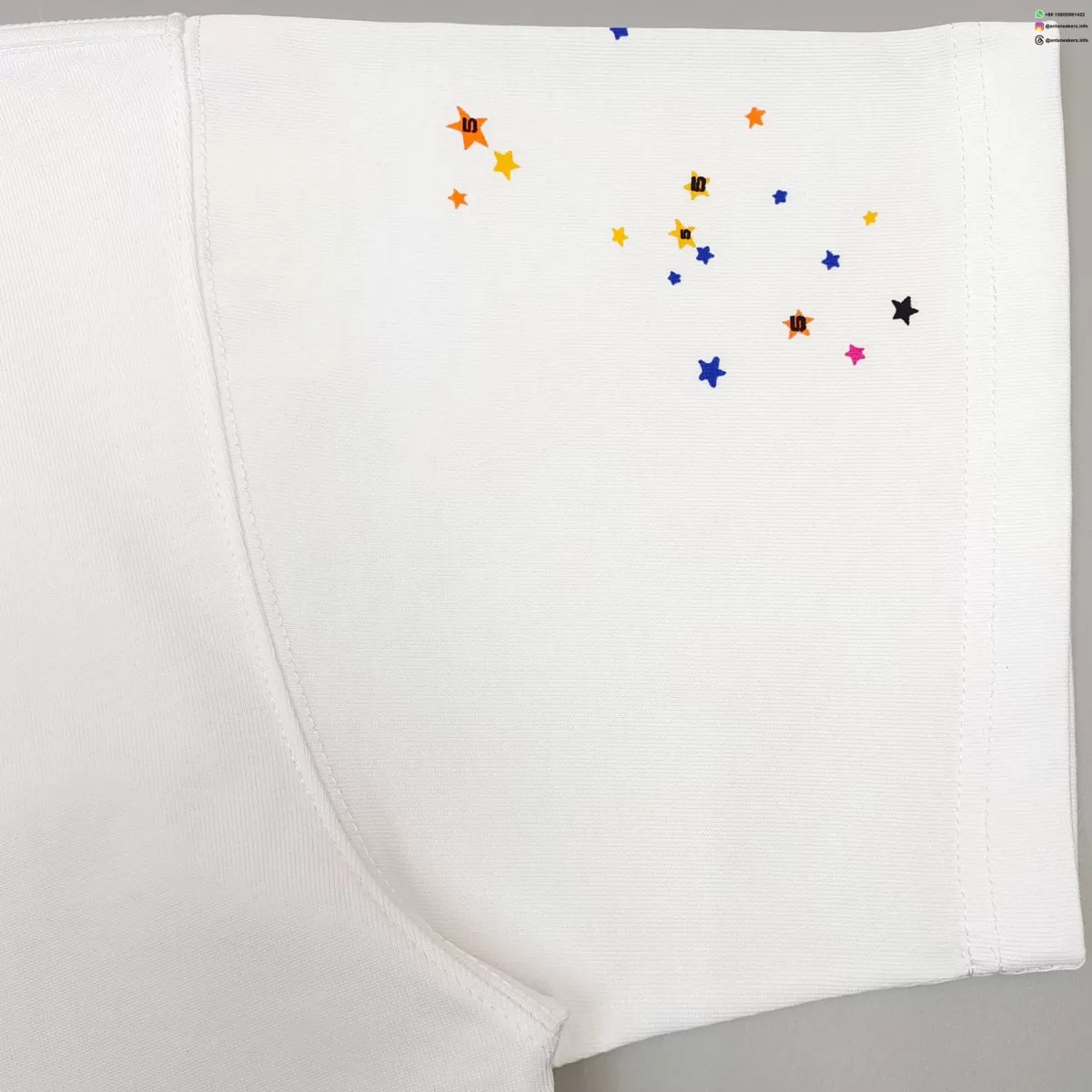 Sp5der Color Star WW White Tee Streetwear Running Shoes