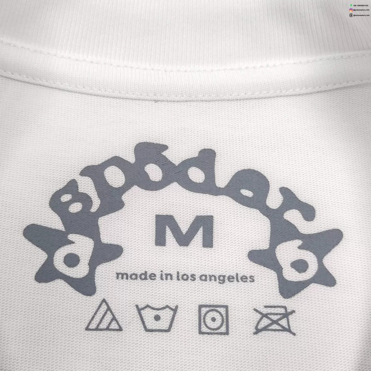 Sp5der Color Star WW White Tee Streetwear Running Shoes