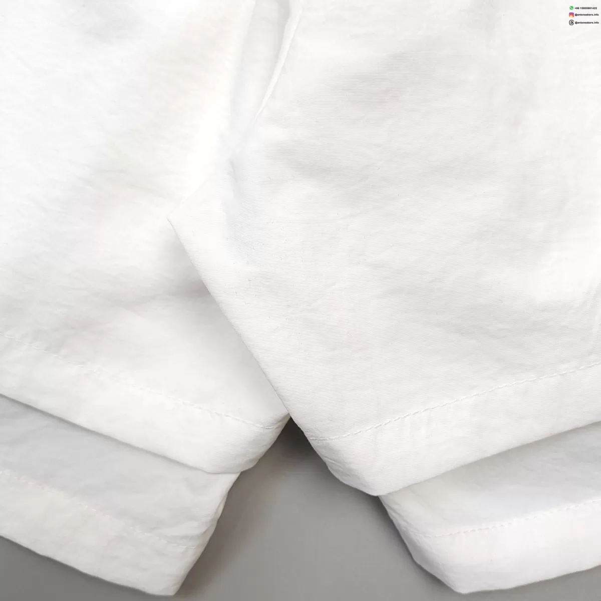 Sp5der Gray Letter White Nylon Shorts Streetwear