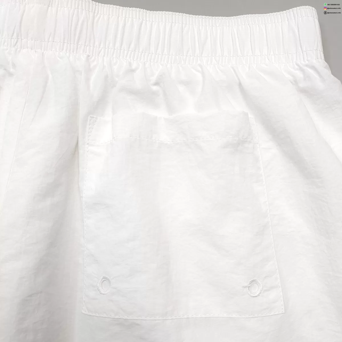 Sp5der Gray Letter White Nylon Shorts Streetwear