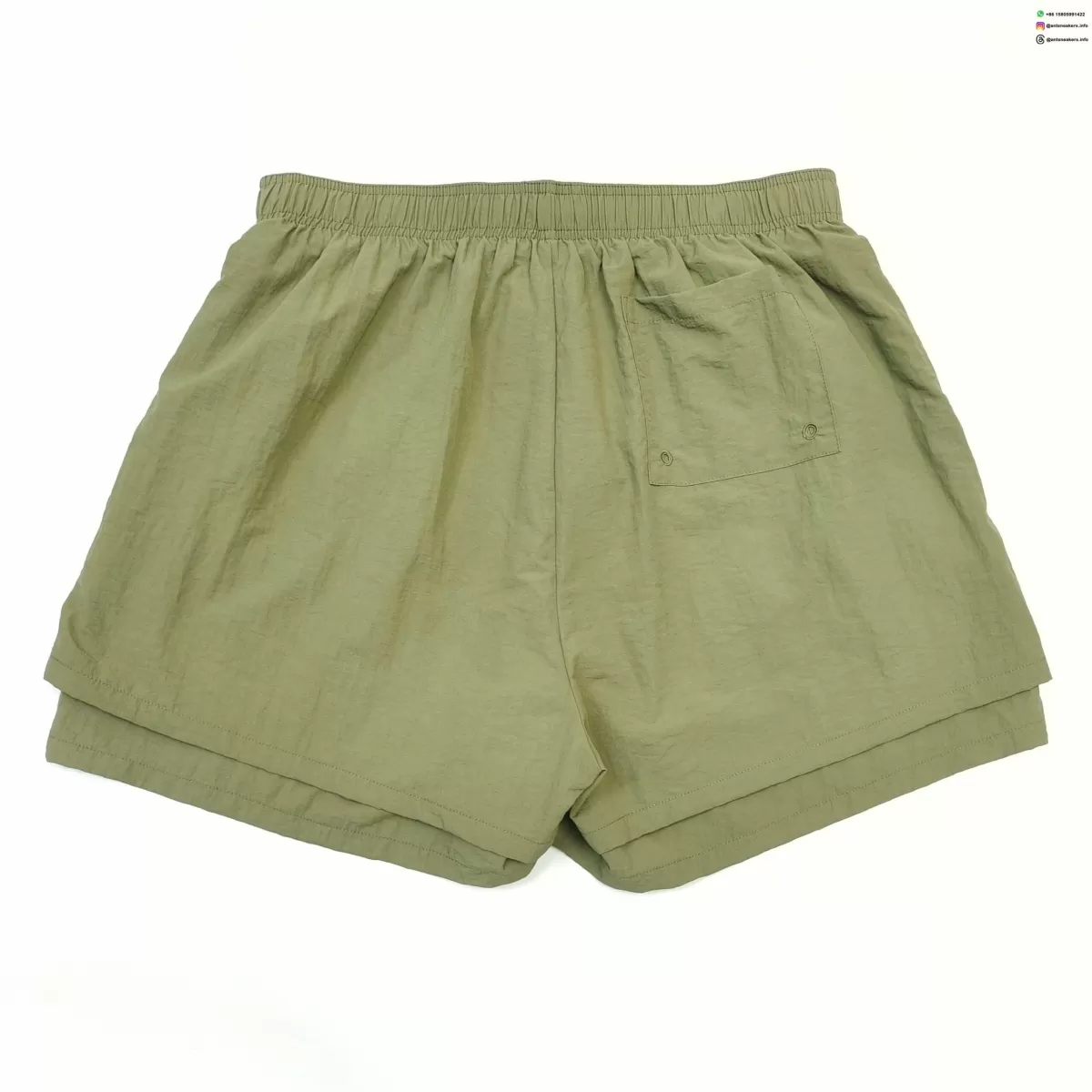 Sp5der Gray Printed Khaki Shorts Streetwear Running Shoes