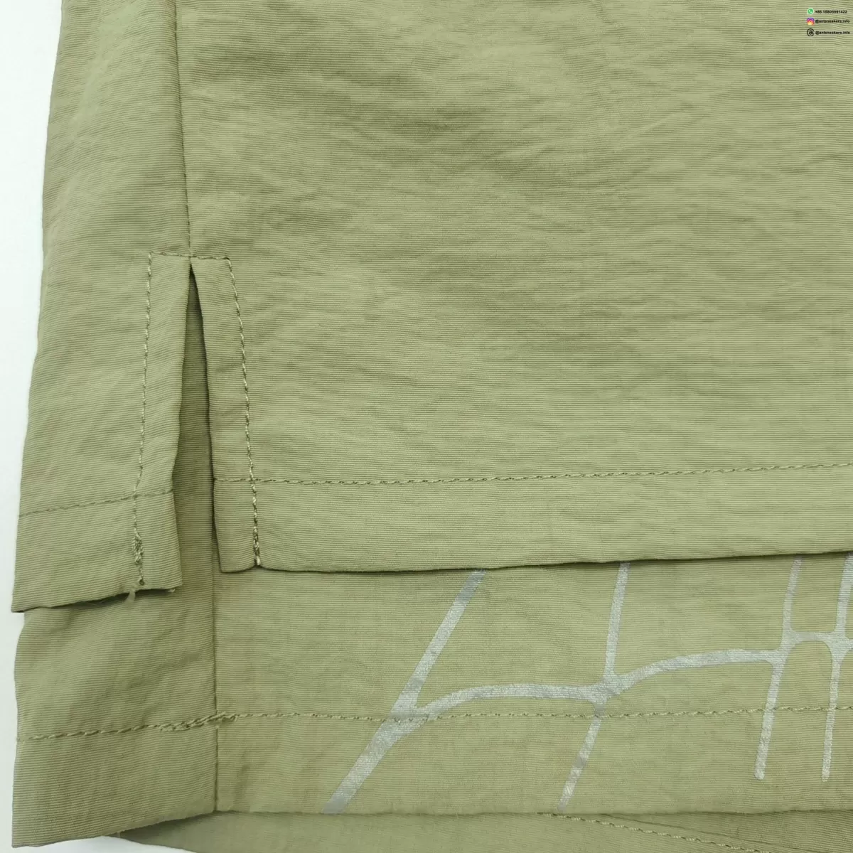 Sp5der Gray Printed Khaki Shorts Streetwear Running Shoes