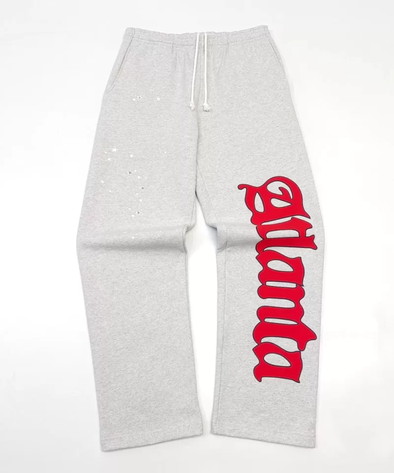 Sp5der Light Gray Atlanta straight legged pants