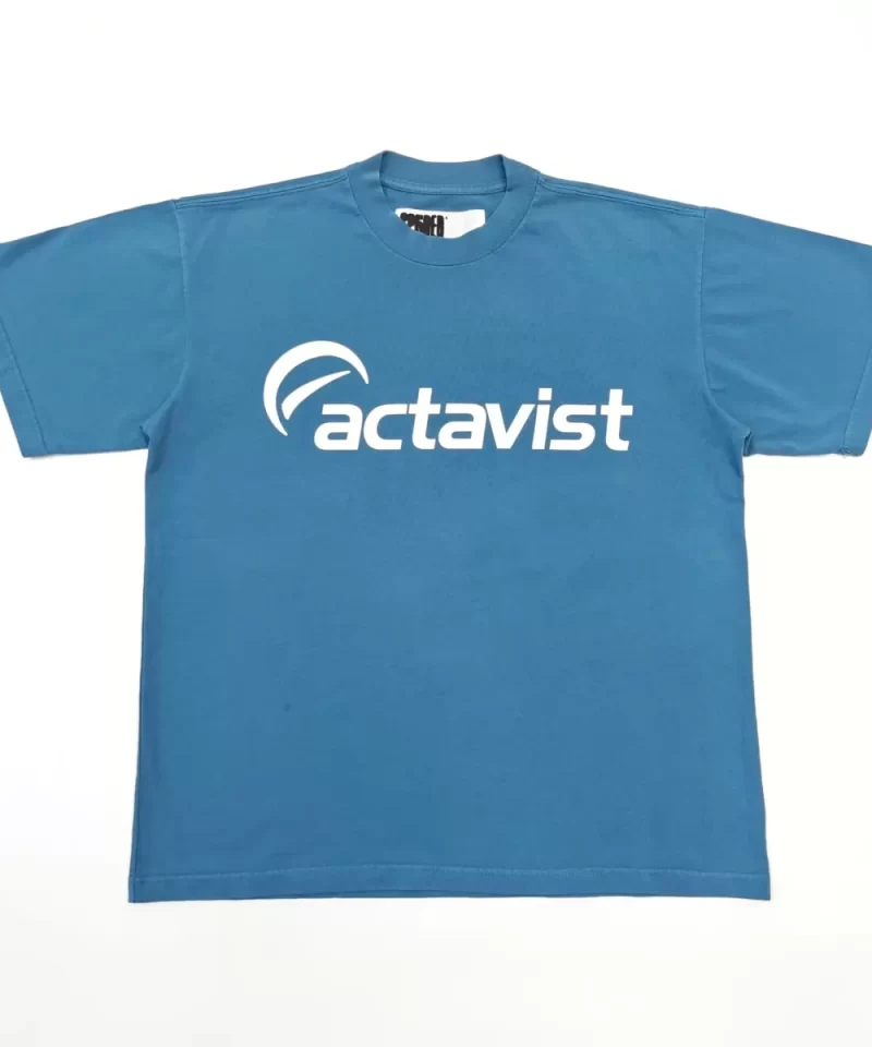 Sp5der Logo Navy Blue Tee Streetwear Running Shoes