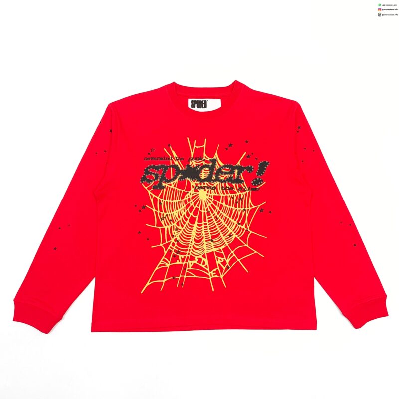 Sp5der Red V2 Long Sleeve