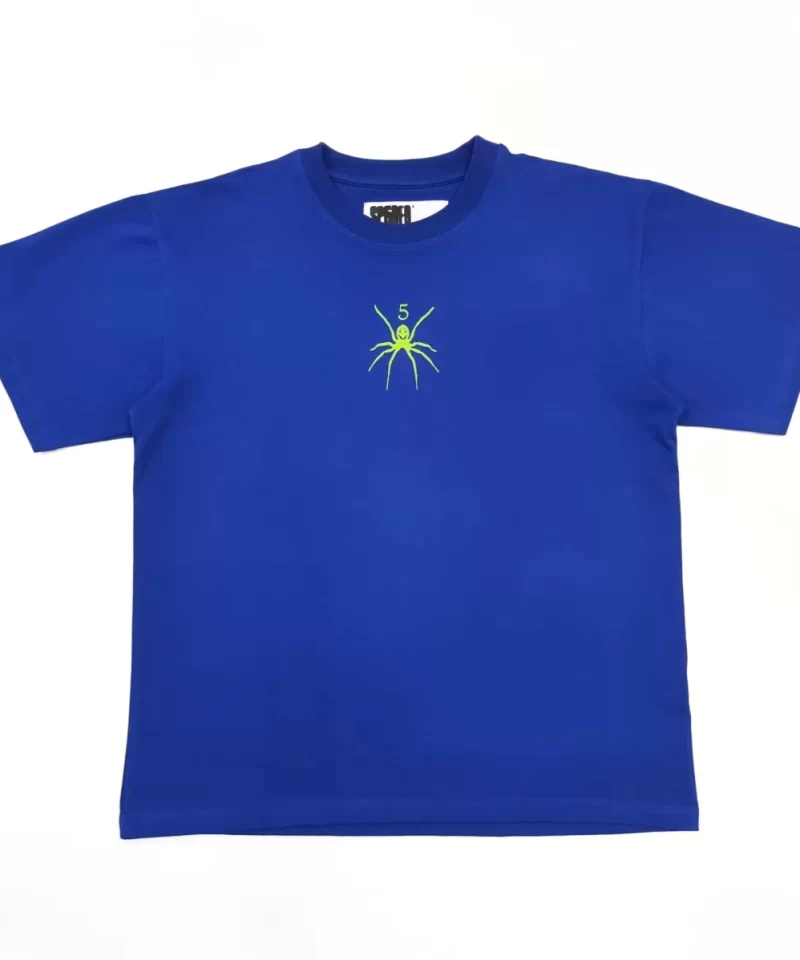 Sp5der Small Spider Blue Tee Streetwear Running Shoes