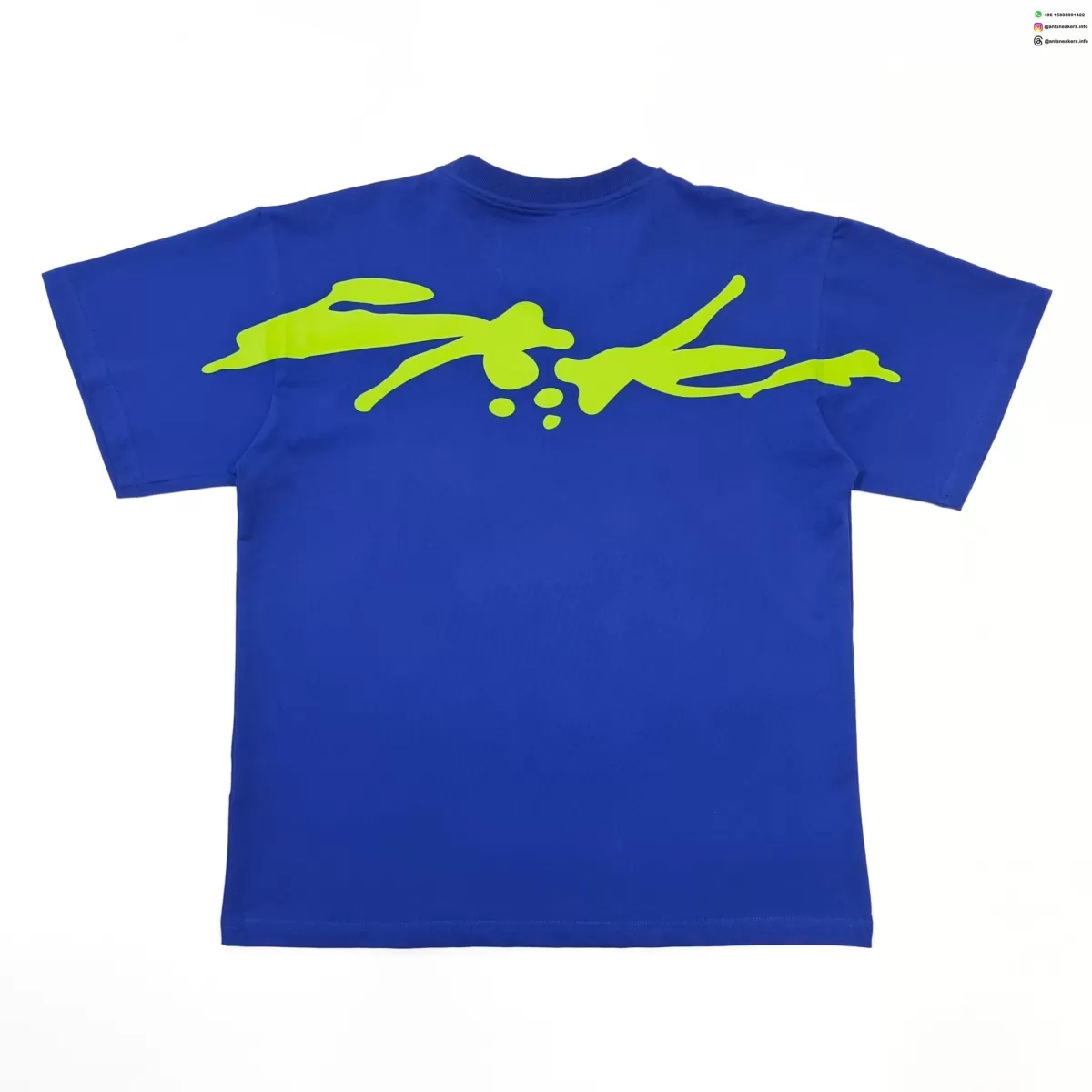 Sp5der Small Spider Blue Tee Streetwear Running Shoes