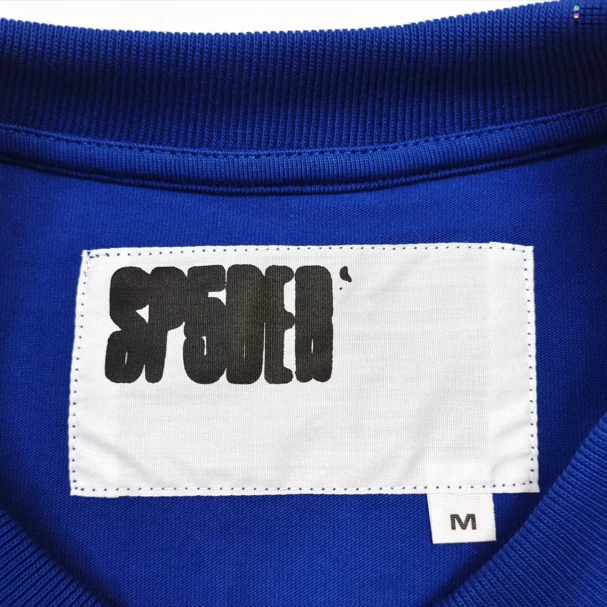 Sp5der Small Spider Blue Tee Streetwear Running Shoes