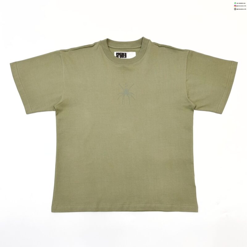 Sp5der Small Spider Olive Green Tee