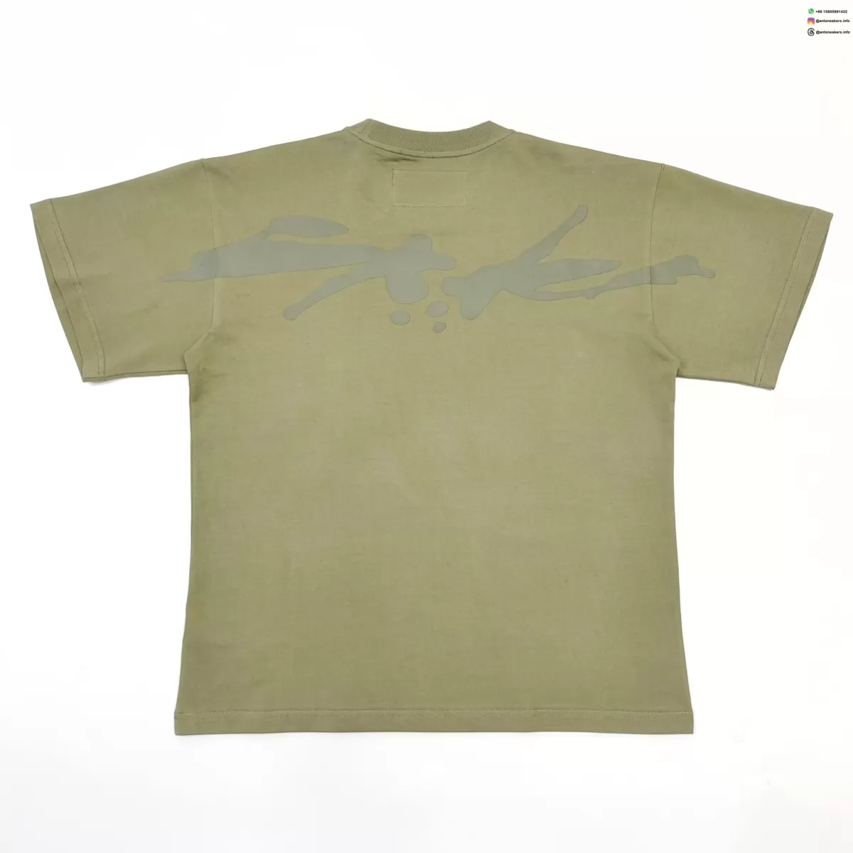 Sp5der Small Spider Olive Green Tee Streetwear