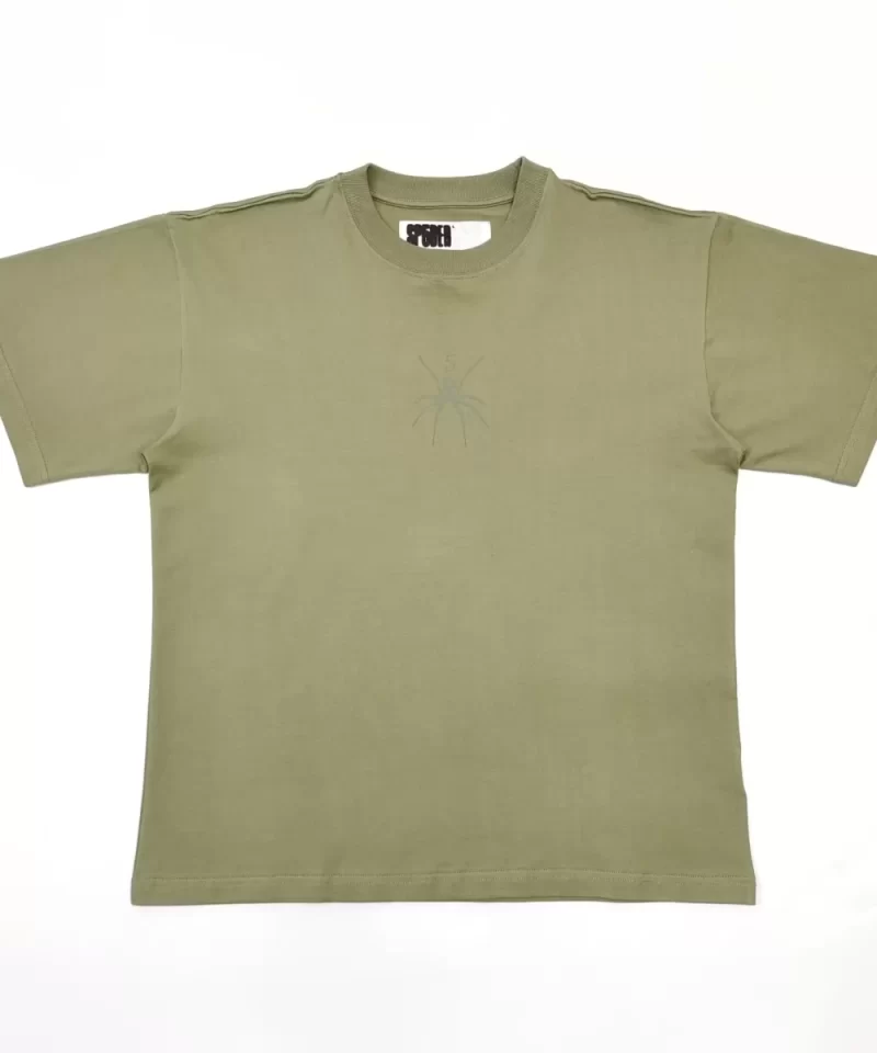 Sp5der Small Spider Olive Green Tee Streetwear