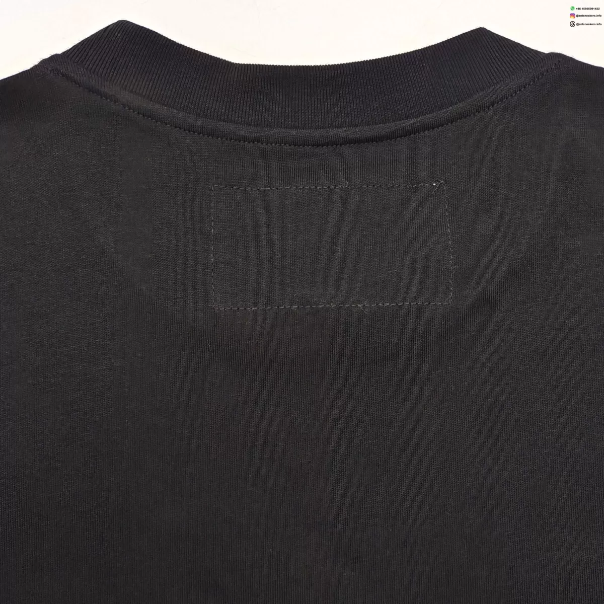 Sp5der Yellow Letter Green Web Black Tee Streetwear