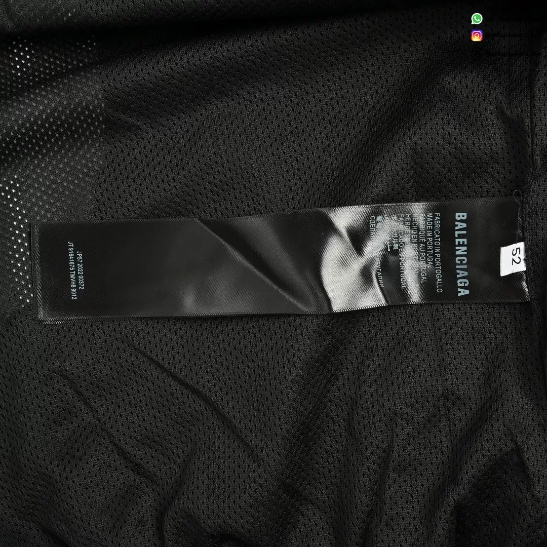 Balenciaga 23FW Runway Contrast Panel Sports Jacket | Luxury Streetwear Track Top