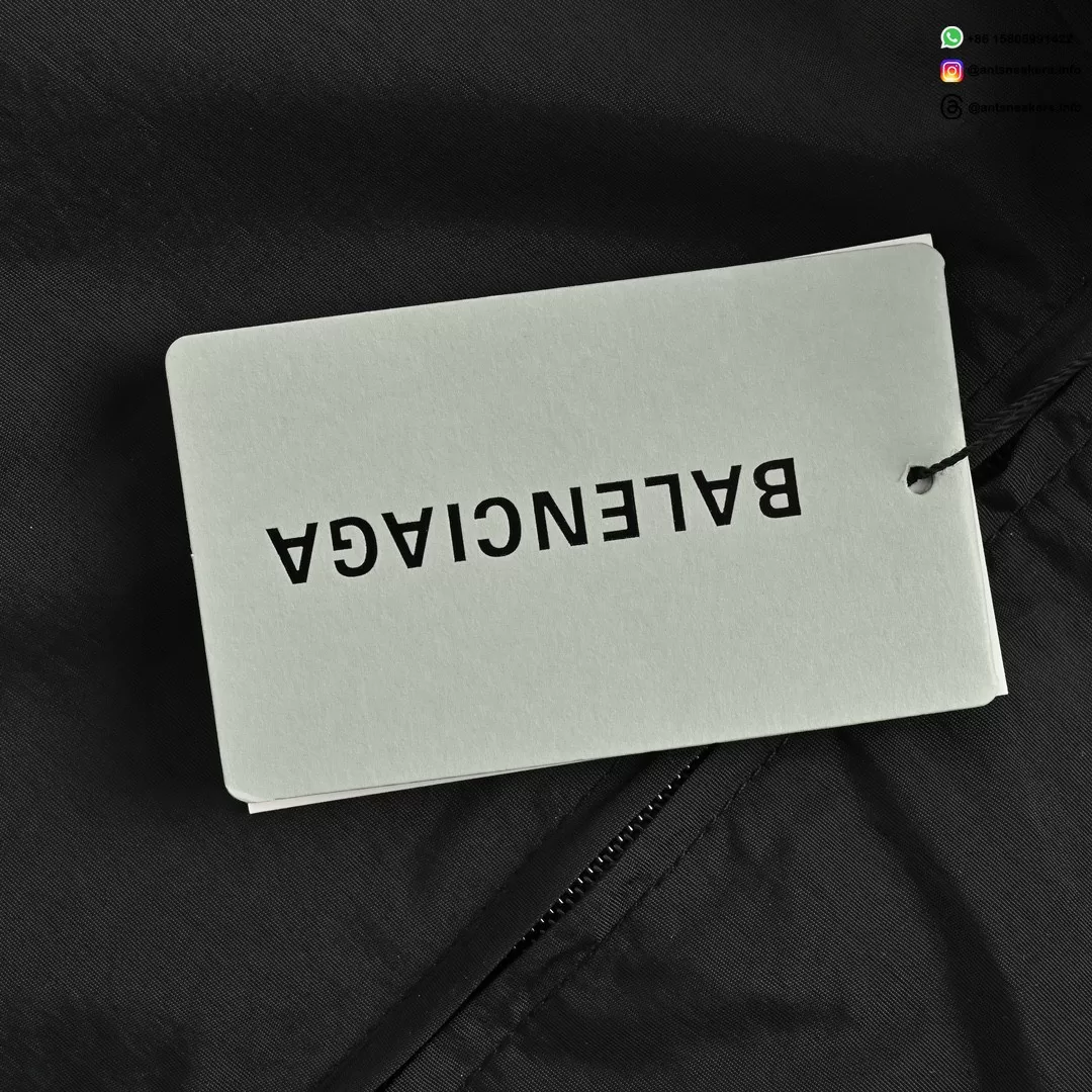 Balenciaga 23FW Runway Contrast Panel Sports Jacket | Luxury Streetwear Track Top