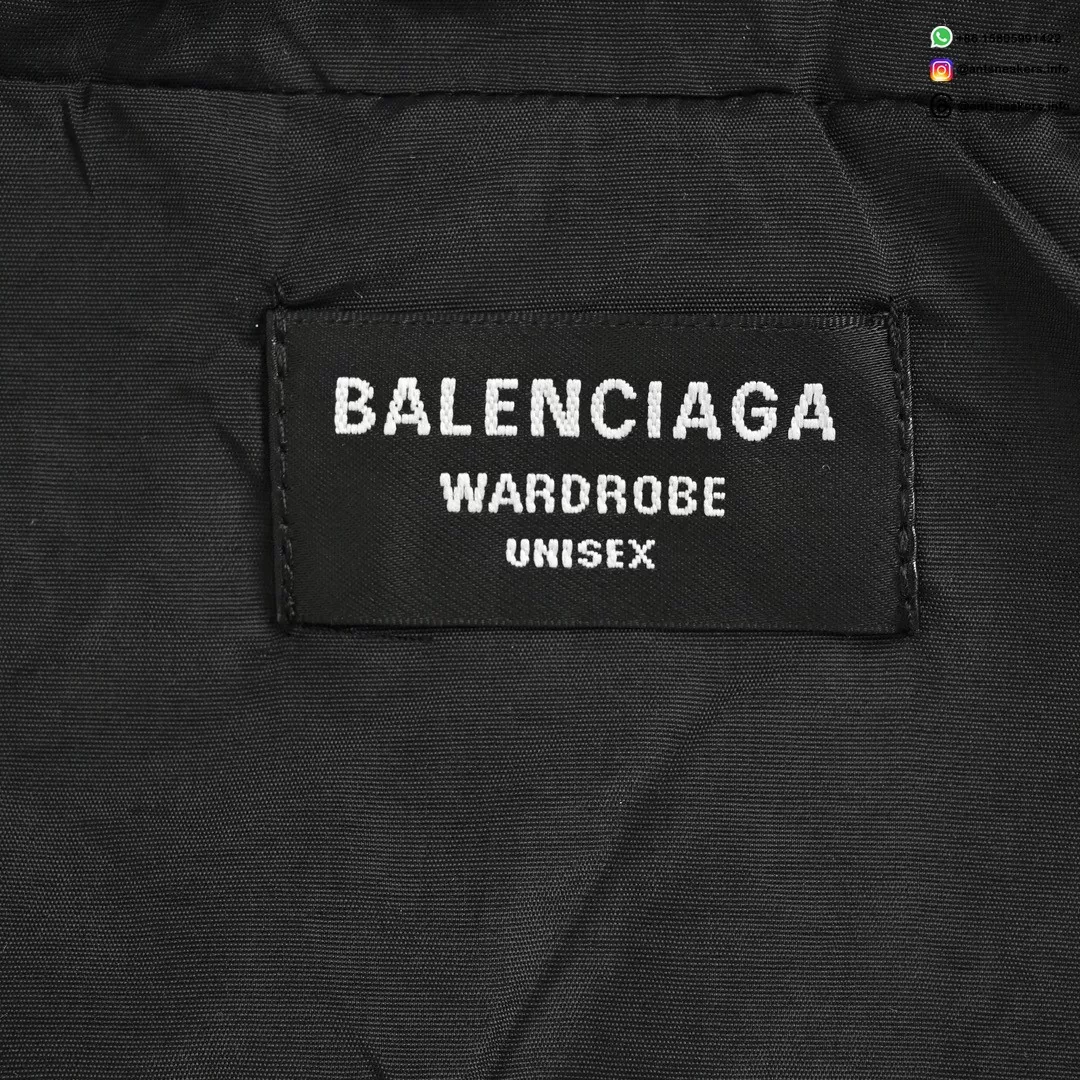 Balenciaga 23FW Runway Contrast Panel Sports Jacket | Luxury Streetwear Track Top