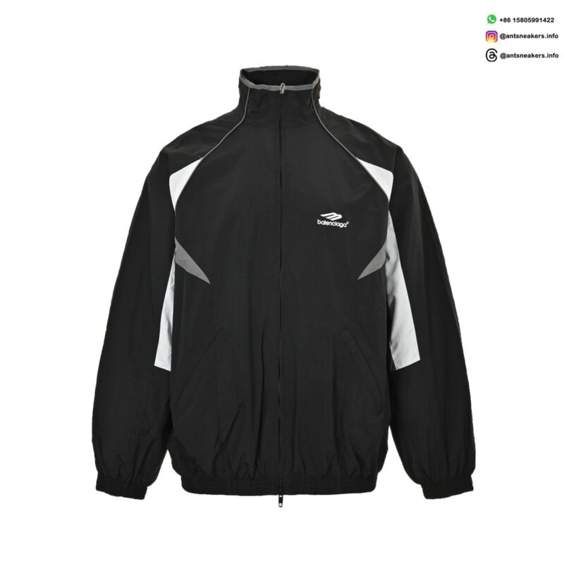 Balenciaga 23FW Runway Spliced Sports Jacket | Luxury Designer Streetwear