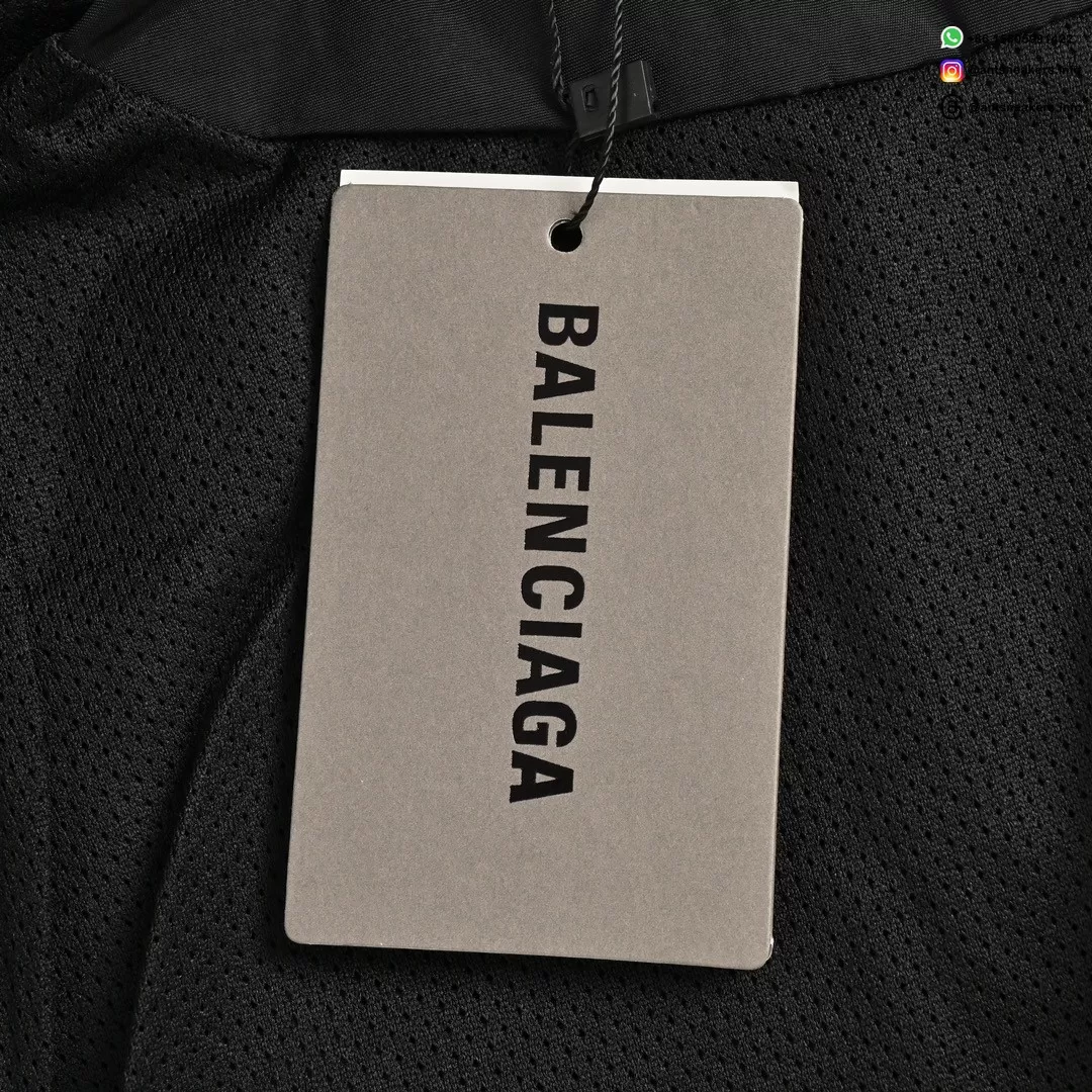 Balenciaga 23FW Runway Spliced Sports Jacket | Luxury Designer Streetwear