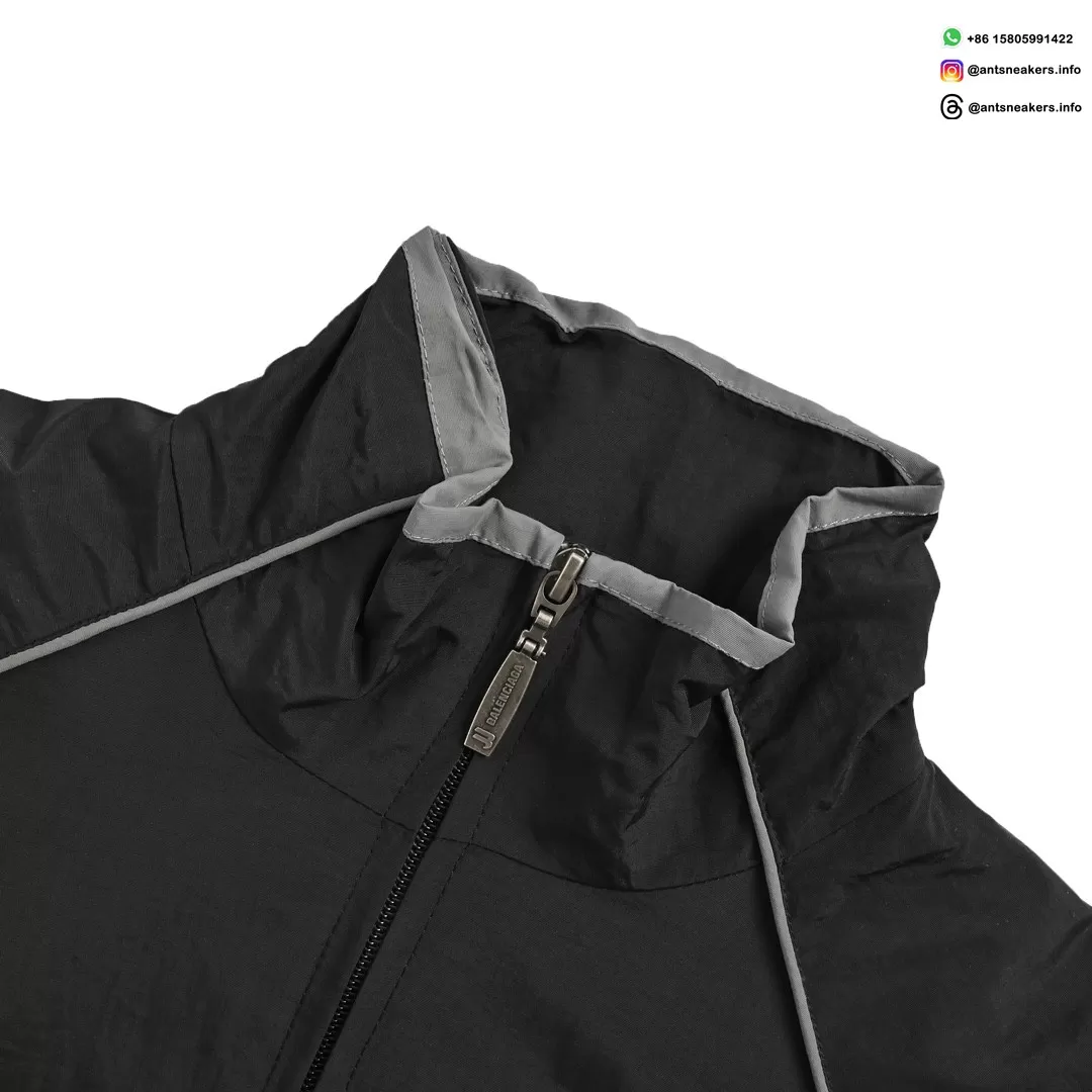 Balenciaga 23FW Runway Spliced Sports Jacket | Luxury Designer Streetwear