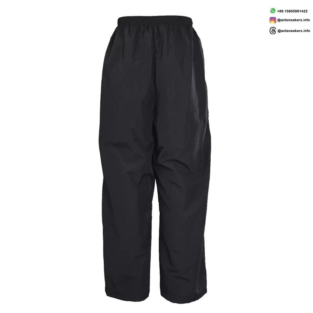 Balenciaga Circular Embroidered White Stripe Track Pants | Luxury Designer Sportswear